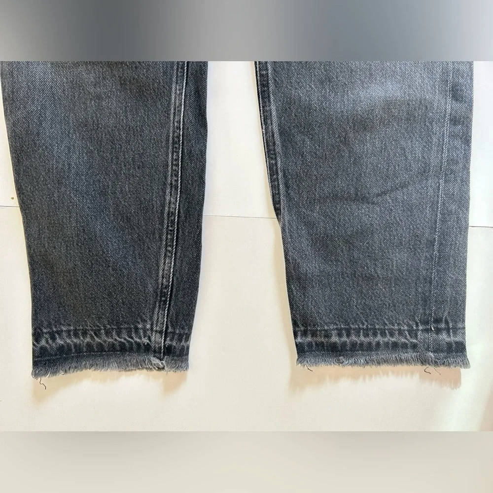 Agoldie Jamie jeans  Straight in Void washed black size 28 - Picture 11 of 12